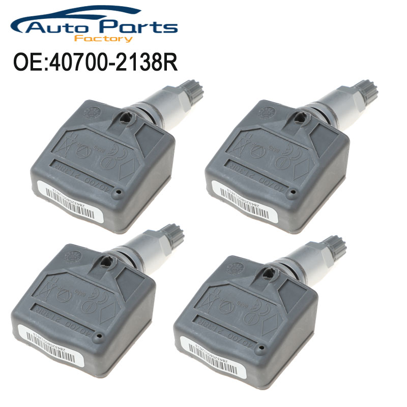 ֻ ǴƼ TPMS  Ÿ̾ з ͸ ý, 407002138R 40700-2138R 433MHZ, 4 